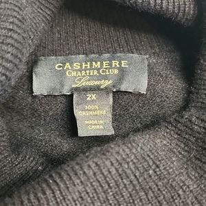 Charter Club cashmere sweater size 2XL